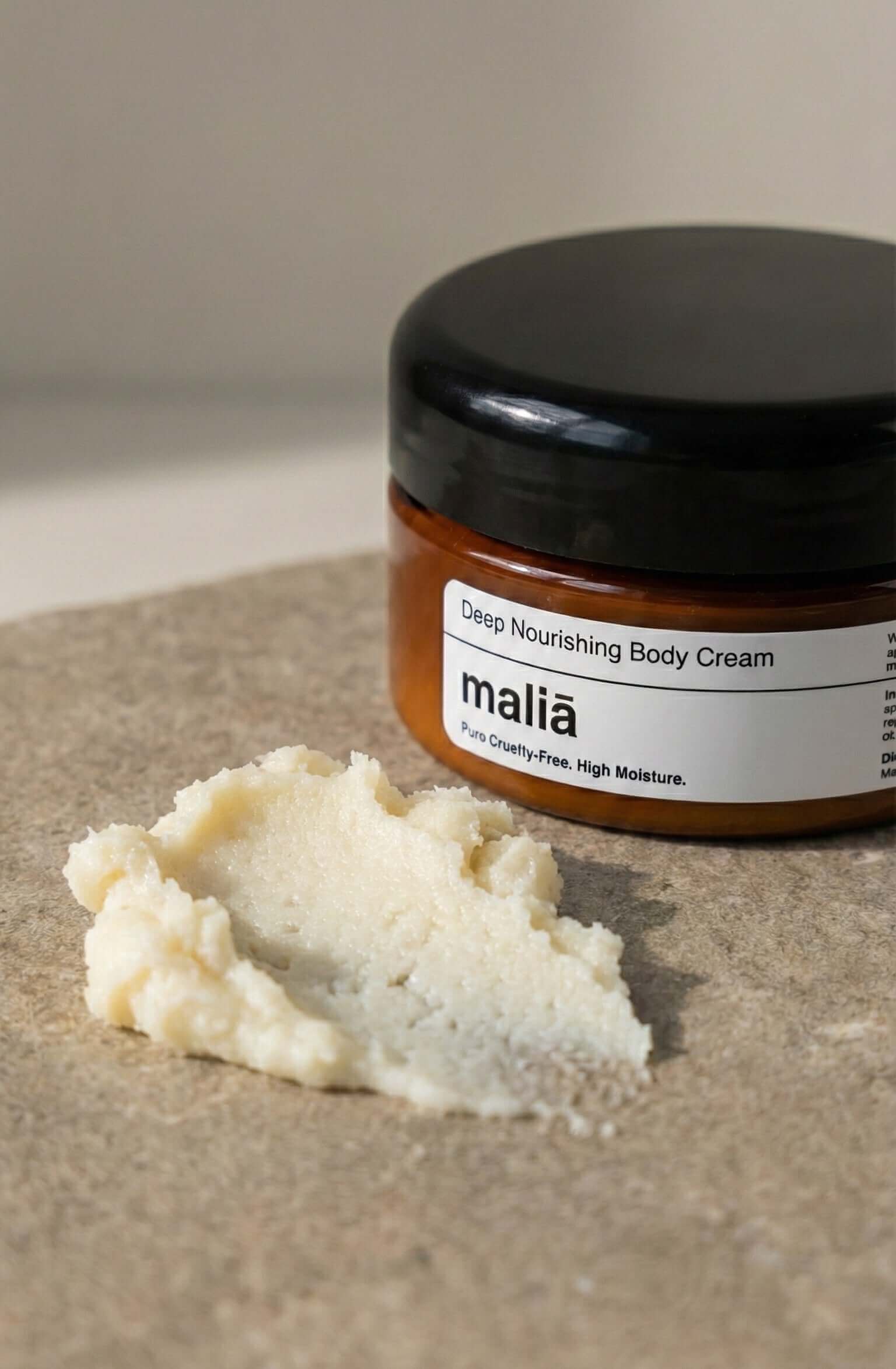Formule cosmétique anhydre maliā care, sans eau, ingrédients purs