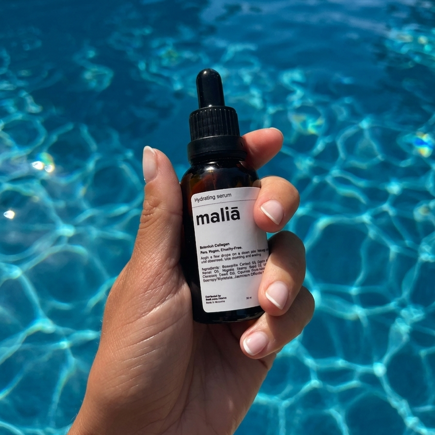 Sérum hydratant visage à l’huile d’argan piscine